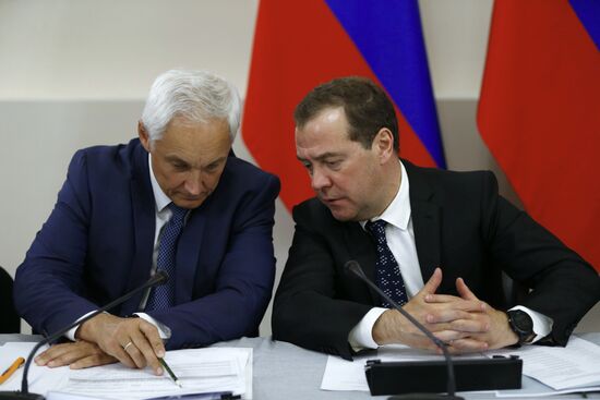 Russian President Vladimir Putin and Prime Minister Dmitry Medvedev's working trip to Stavropol Territory