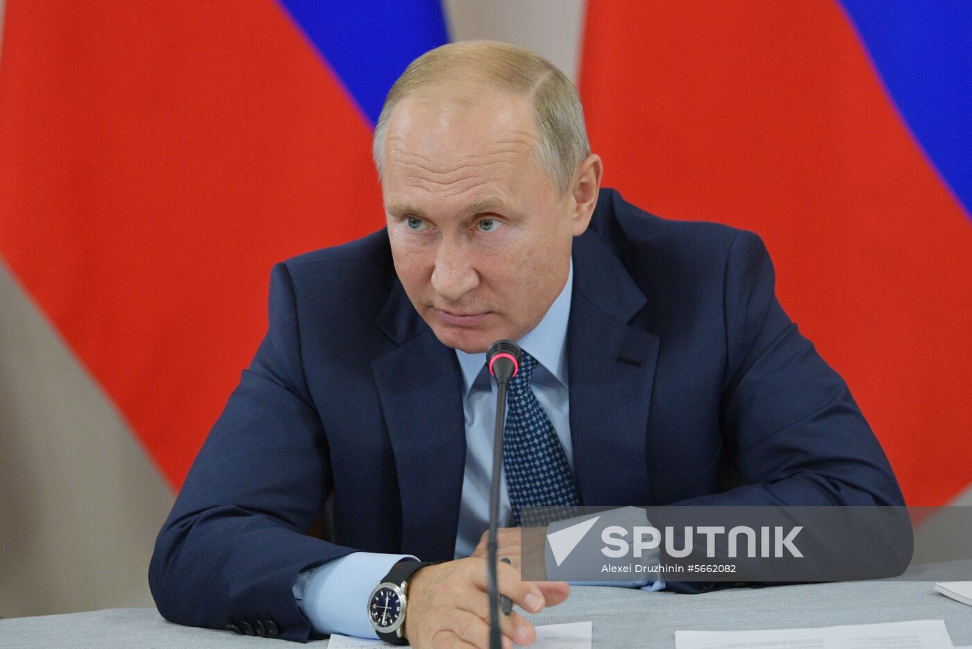 Russian President Vladimir Putin and Prime Minister Dmitry Medvedev's working trip to Stavropol Territory
