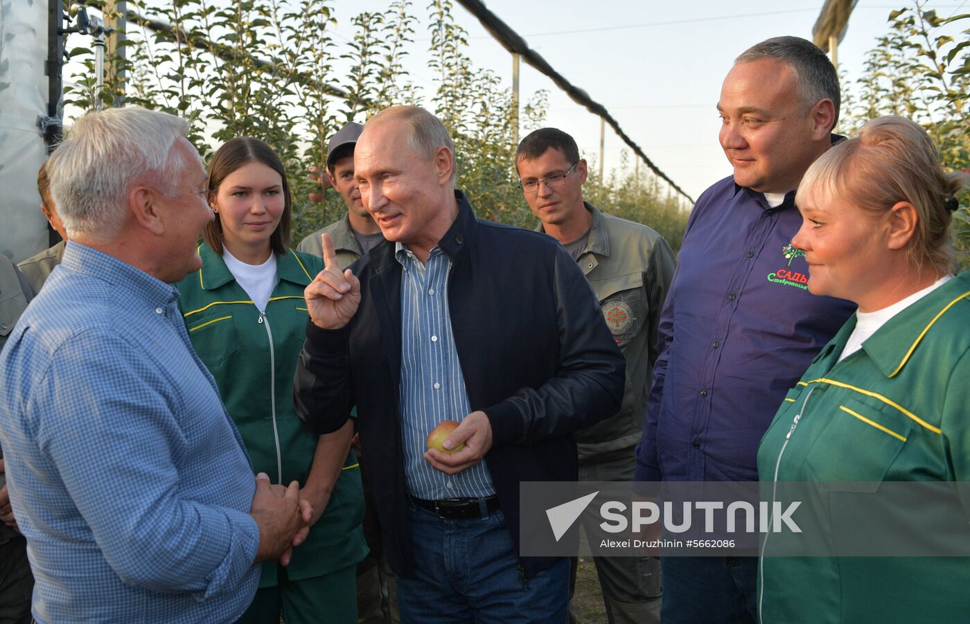 Russian President Vladimir Putin and Prime Minister Dmitry Medvedev's working trip to Stavropol Territory