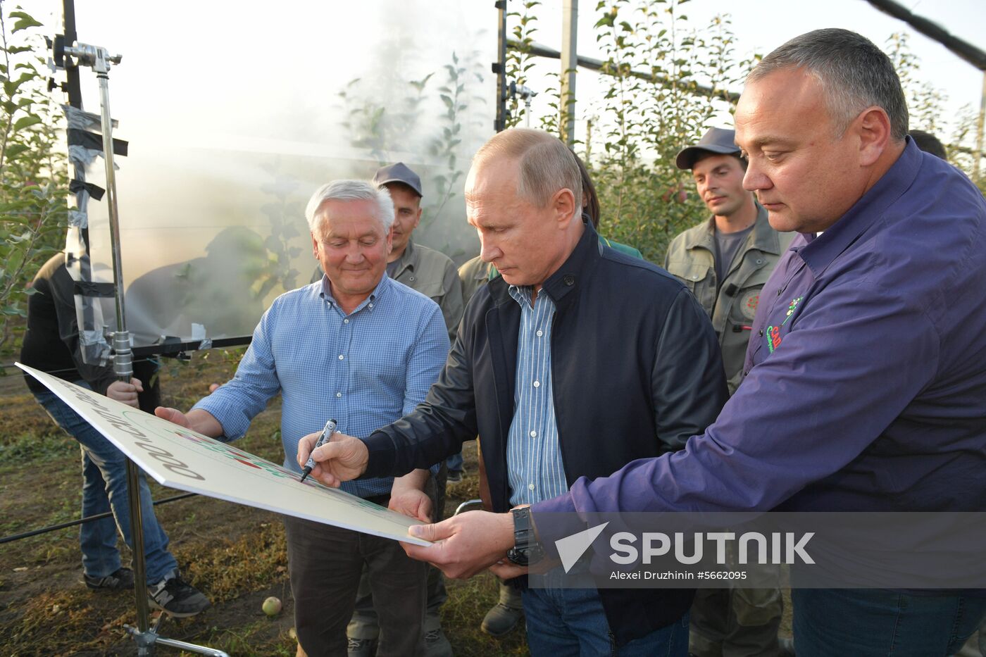 Russian President Vladimir Putin and Prime Minister Dmitry Medvedev's working trip to Stavropol Territory