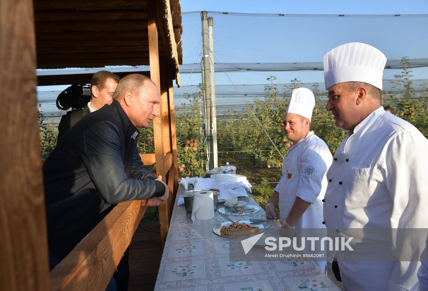 Russian President Vladimir Putin and Prime Minister Dmitry Medvedev's working trip to Stavropol Territory