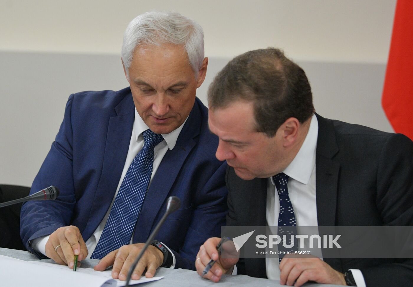 Russian President Vladimir Putin and Prime Minister Dmitry Medvedev's working trip to Stavropol Territory