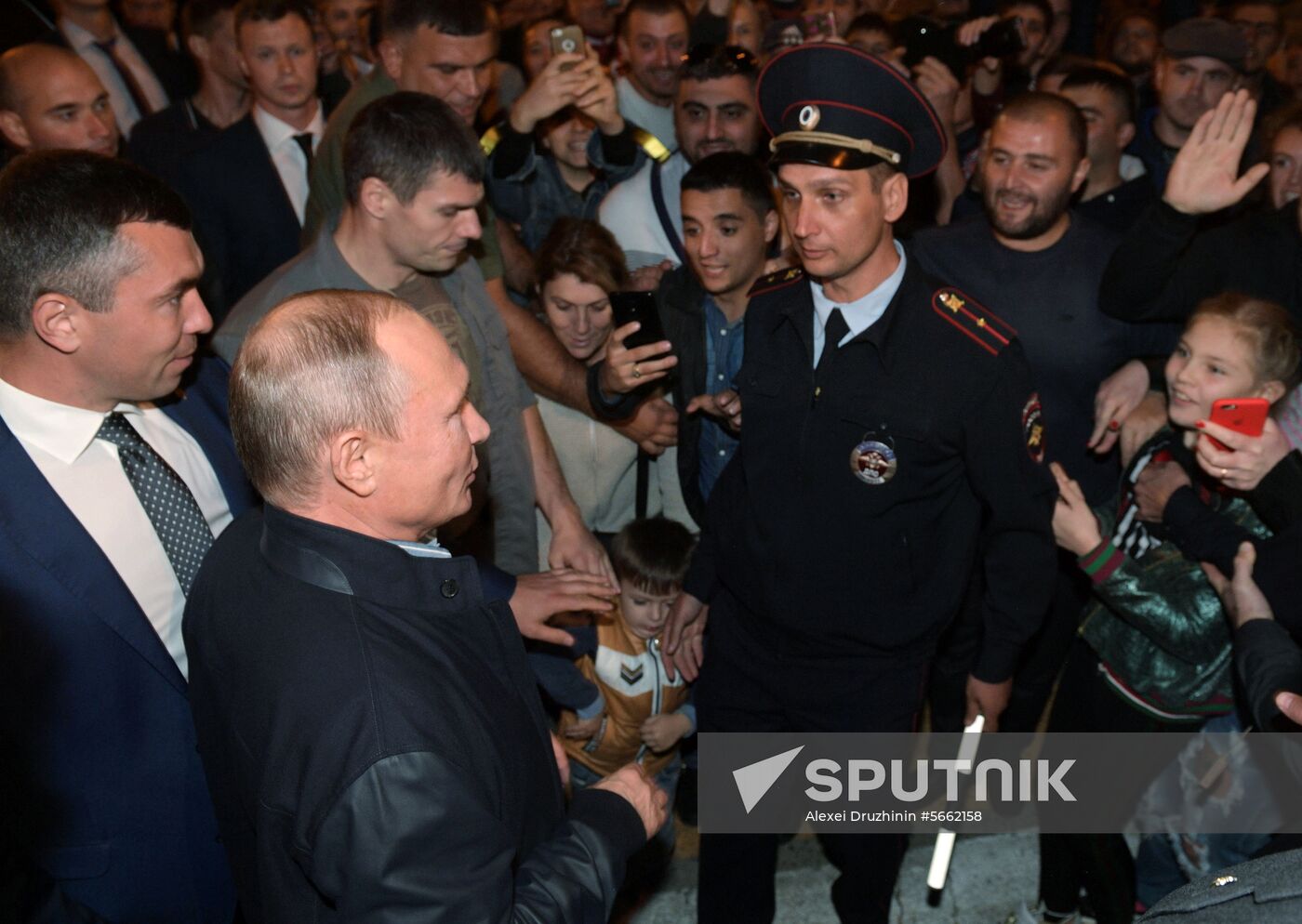 Russian President Vladimir Putin and Prime Minister Dmitry Medvedev's working trip to Stavropol Territory