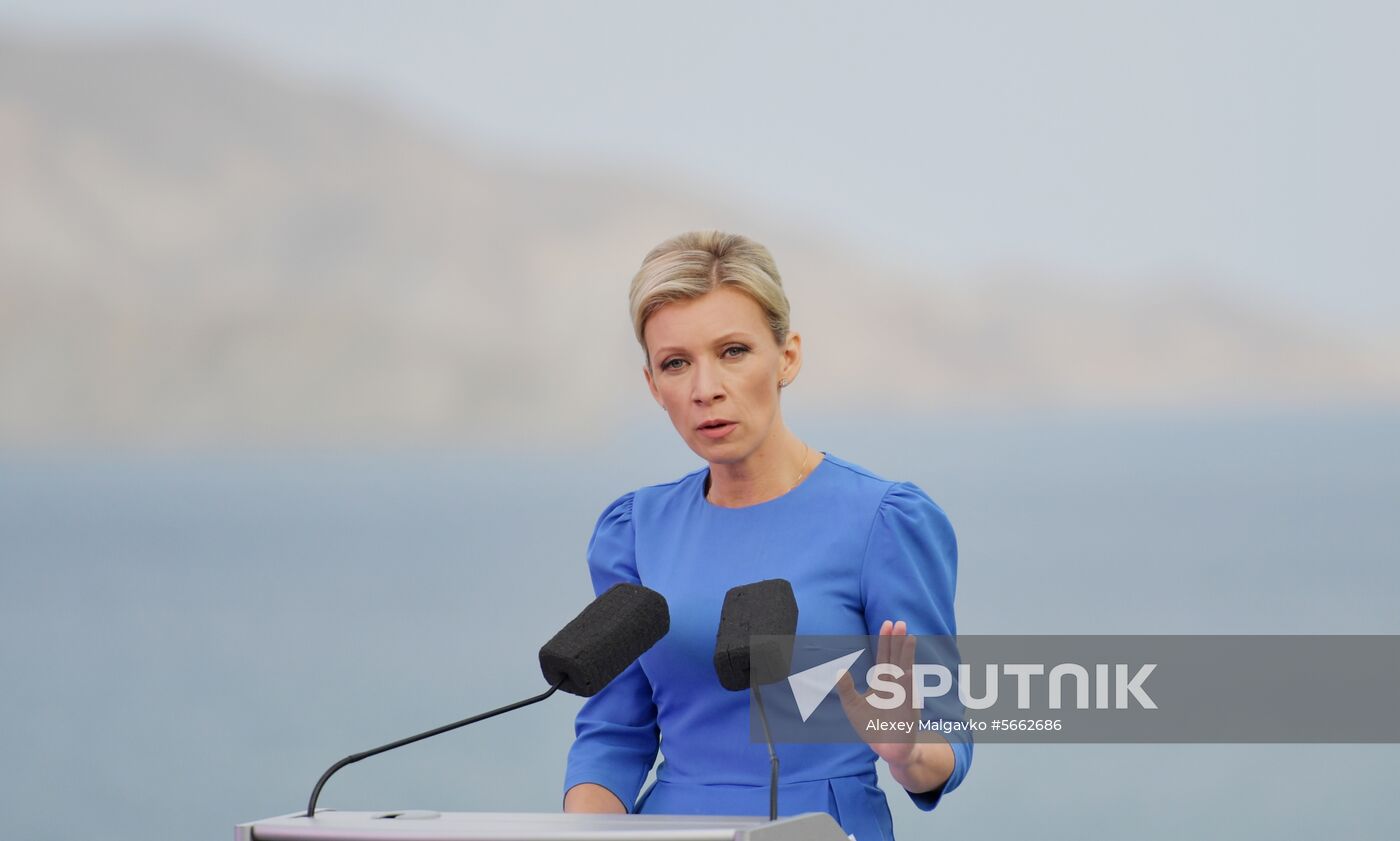Russia Zakharova Briefing