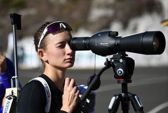 Austria Biathlon Russia Training