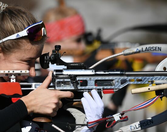 Austria Biathlon Russia Training