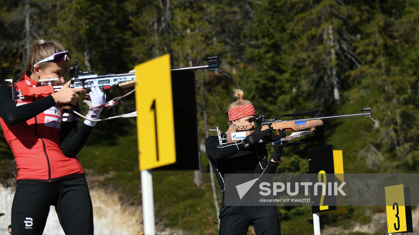 Austria Biathlon Russia Training