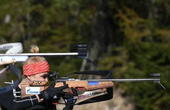 Austria Biathlon Russia Training