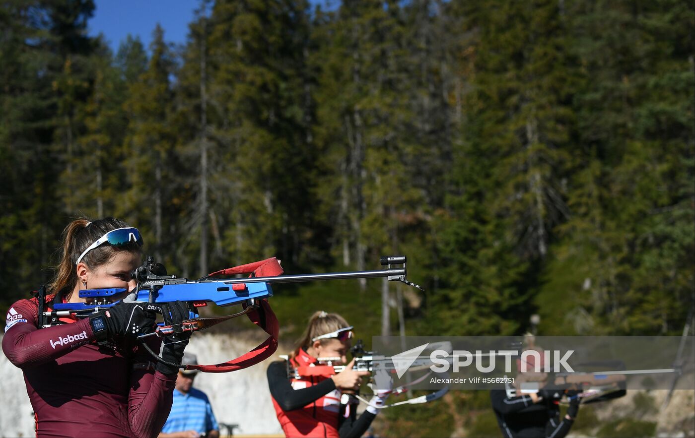 Austria Biathlon Russia Training