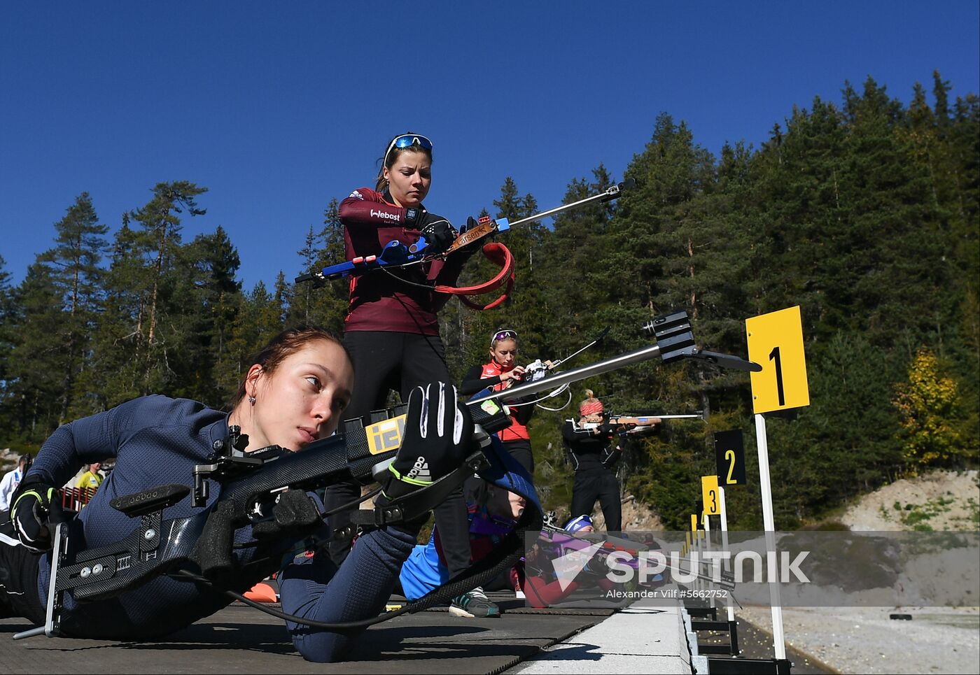 Austria Biathlon Russia Training