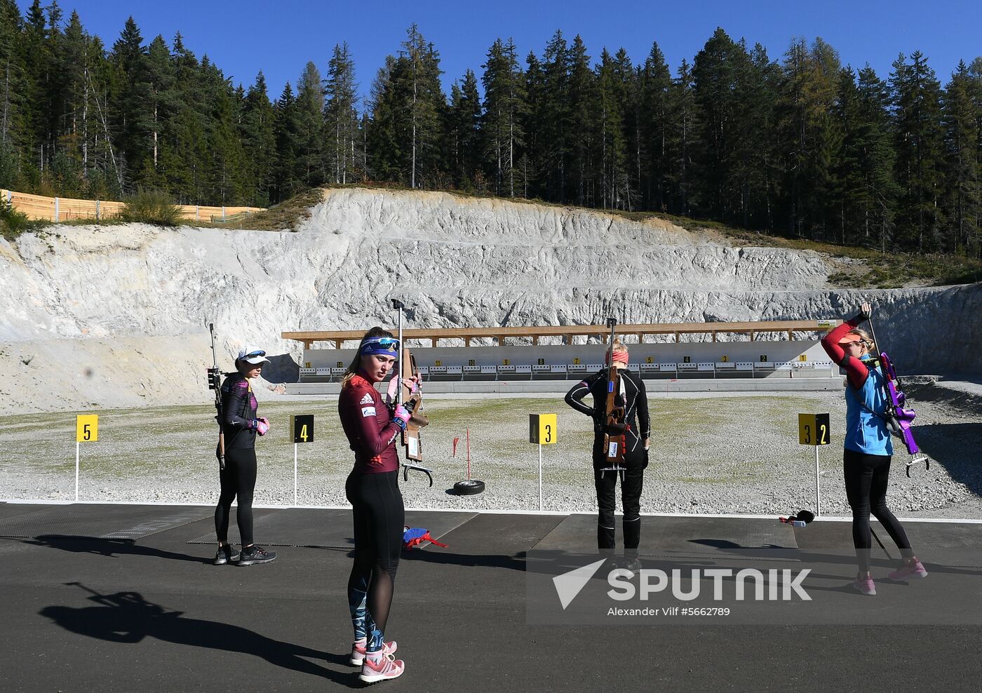 Austria Biathlon Russia Training