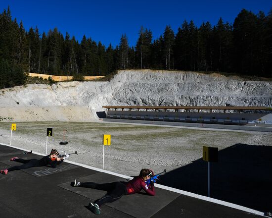 Austria Biathlon Russia Training