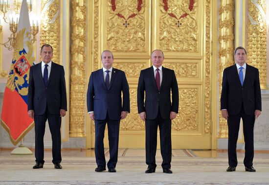 President Putin receives foreign ambassadors' credentials