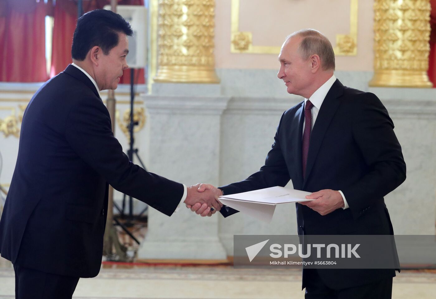 President Putin receives foreign ambassadors' credentials