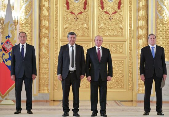 President Putin receives foreign ambassadors' credentials
