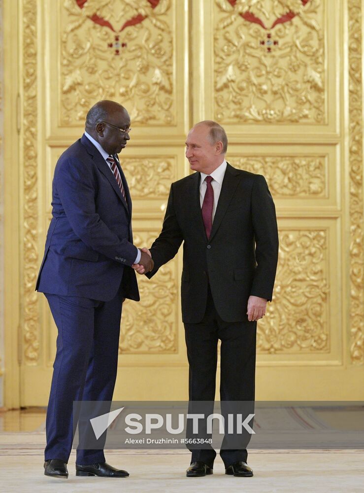 President Putin receives foreign ambassadors' credentials