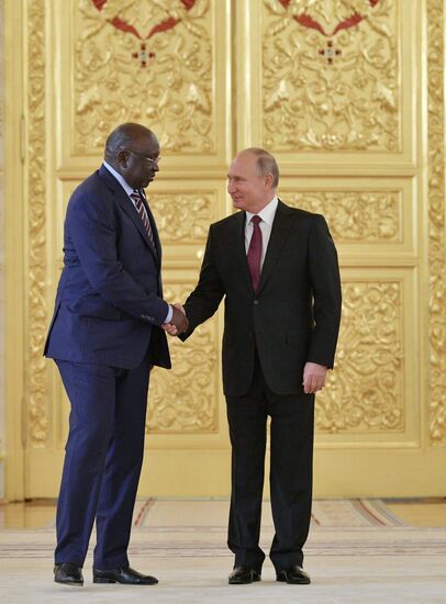 President Putin receives foreign ambassadors' credentials