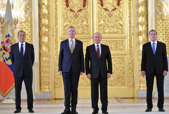 President Putin receives foreign ambassadors' credentials