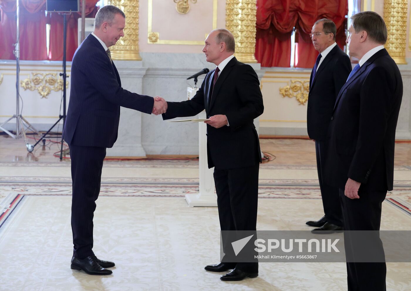President Putin receives foreign ambassadors' credentials