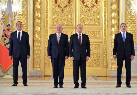 President Putin receives foreign ambassadors' credentials