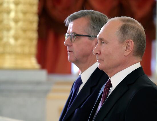President Putin receives foreign ambassadors' credentials