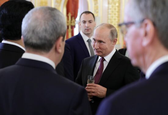 President Putin receives foreign ambassadors' credentials