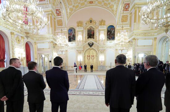 President Putin receives foreign ambassadors' credentials