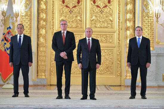 President Putin receives foreign ambassadors' credentials