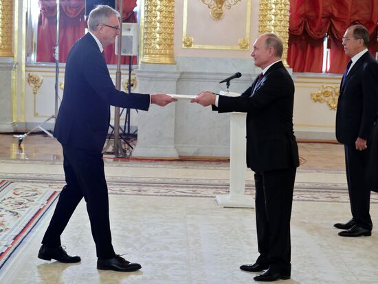 President Putin receives foreign ambassadors' credentials