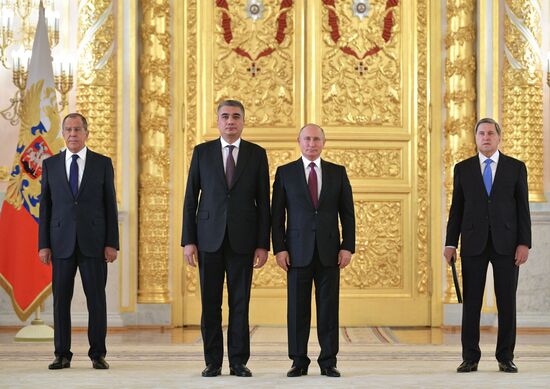 President Putin receives foreign ambassadors' credentials
