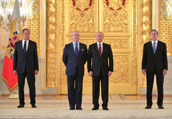 President Putin receives foreign ambassadors' credentials