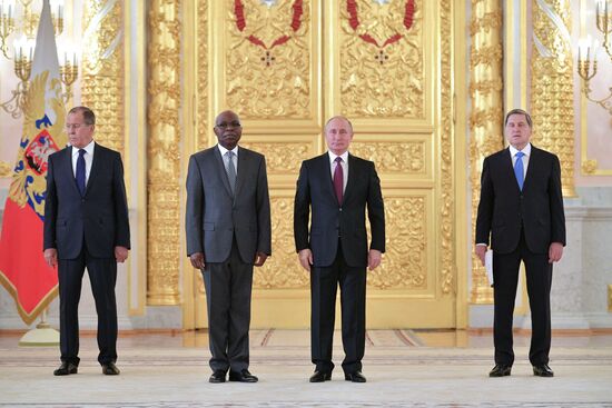 President Putin receives foreign ambassadors' credentials