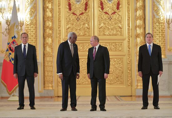 President Putin receives foreign ambassadors' credentials