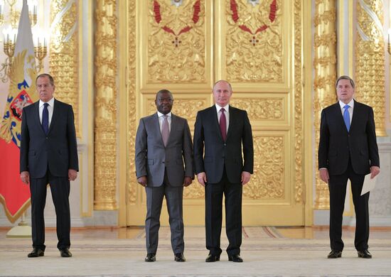 President Putin receives foreign ambassadors' credentials