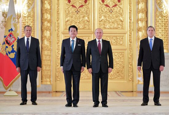 President Putin receives foreign ambassadors' credentials