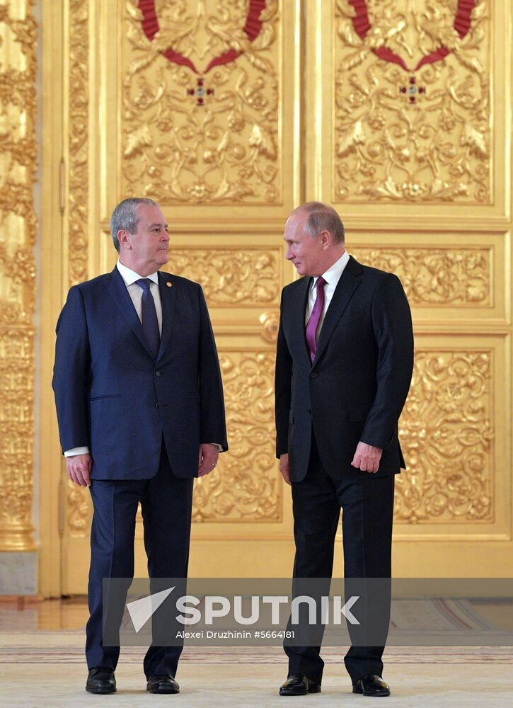 President Putin receives foreign ambassadors' credentials