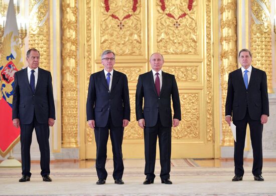 President Putin receives foreign ambassadors' credentials
