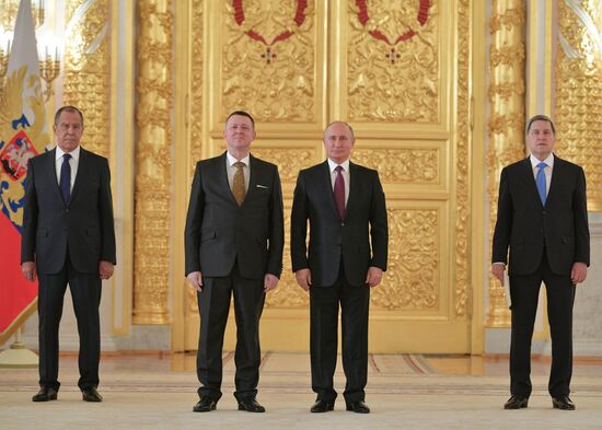 President Putin receives foreign ambassadors' credentials
