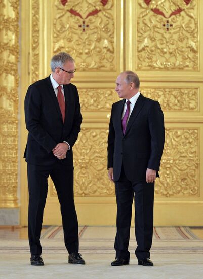 President Putin receives foreign ambassadors' credentials
