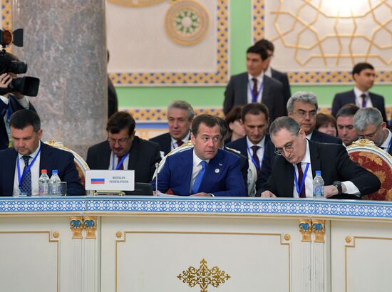 Prime Minister Dmitry Medvedev participates in SCO Council of Heads of Government Meeting