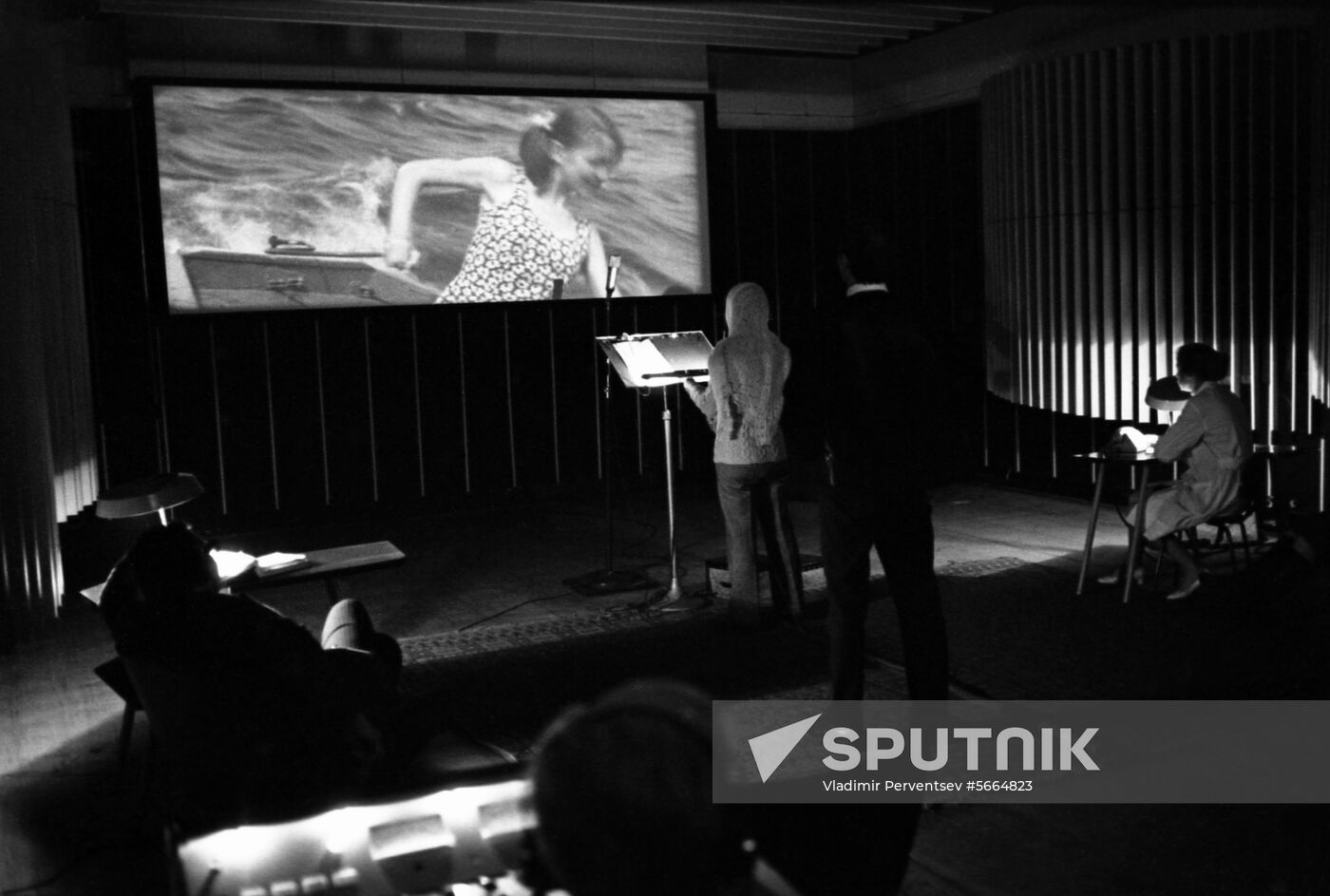 Filming at Gorky Film Studio