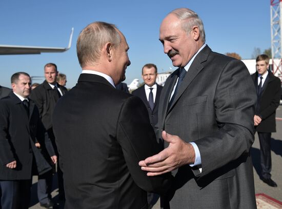 President Vladimir Putin visits Belarus