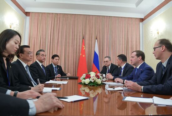 Prime Minister Dmitry Medvedev participates in SCO Council of Heads of Government Meeting
