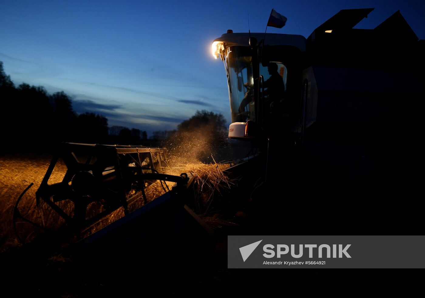 Russia Wheat Harvest