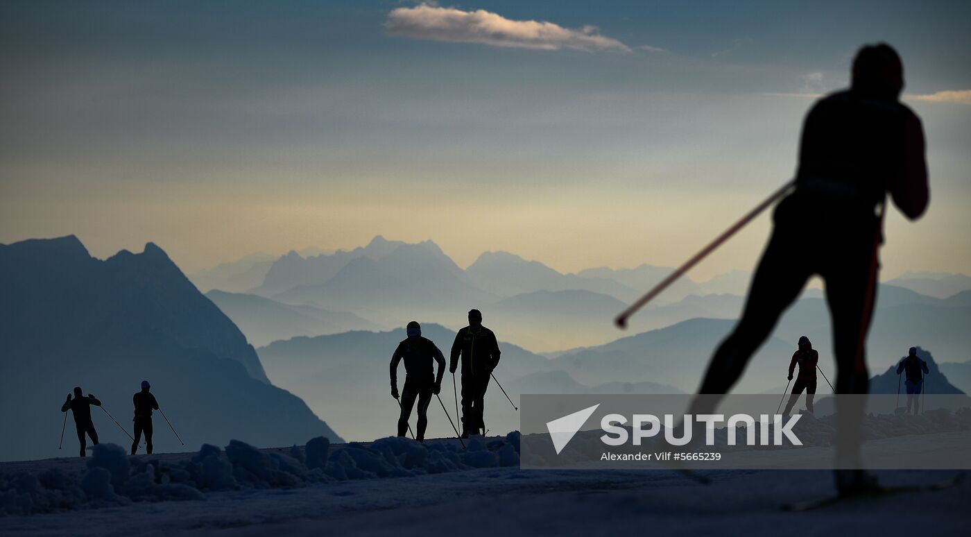 Austria Biathlon Russia Training