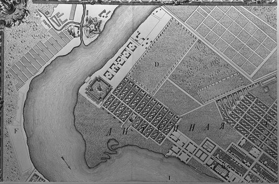 1753 St. Petersburg city plan