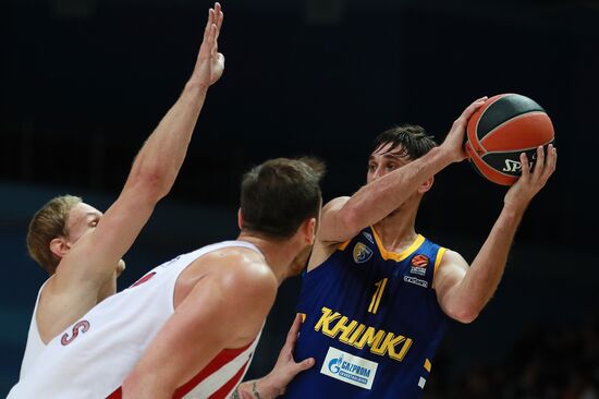 Russia Basketball Euroleague Khimki - Olympiacos