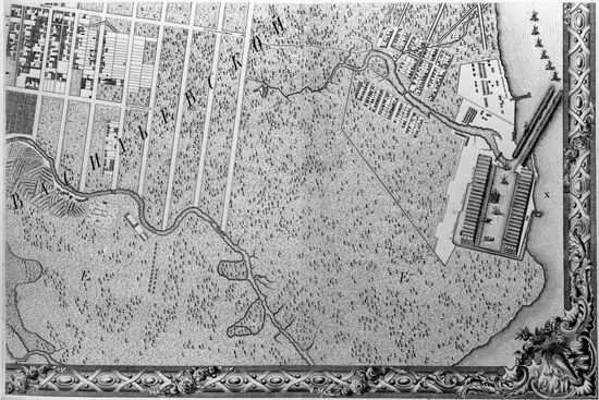 1753 St. Petersburg city plan
