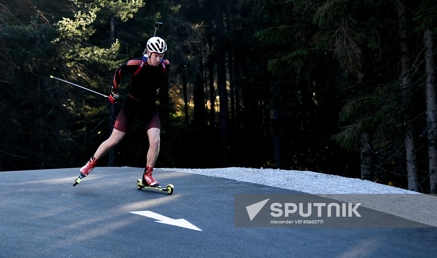 Austria Biathlon Russia Training