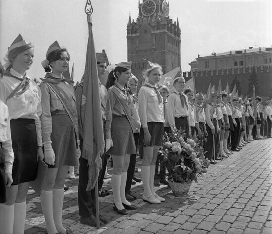 Pioneers on Red Square